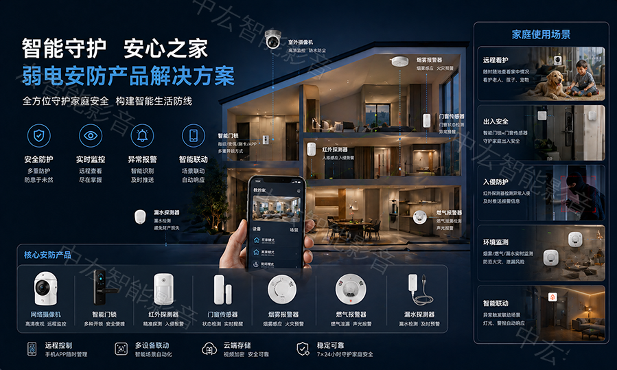 弱电安防产品列表